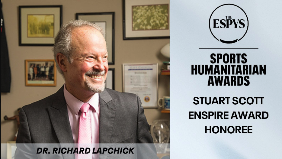 Dr. Richard Lapchick, Stuart Scott ENSPIRE Award